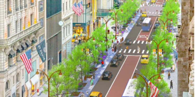 NYC Unveils Major Redesign of Fifth Avenue to Prioritize Pedestrians