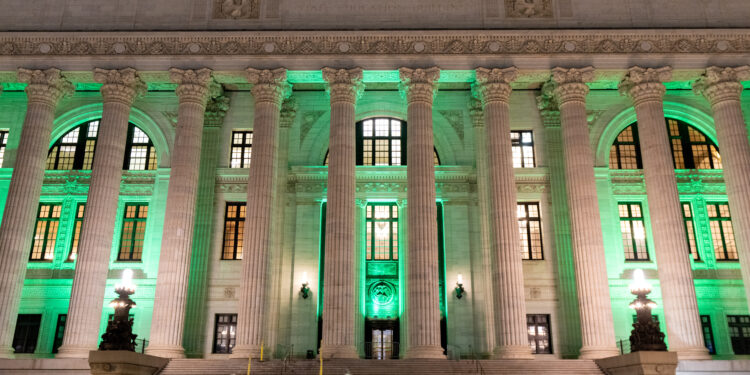 Governor Hochul Proclaims Muslim American Heritage Month, 16 Landmarks Lit Green